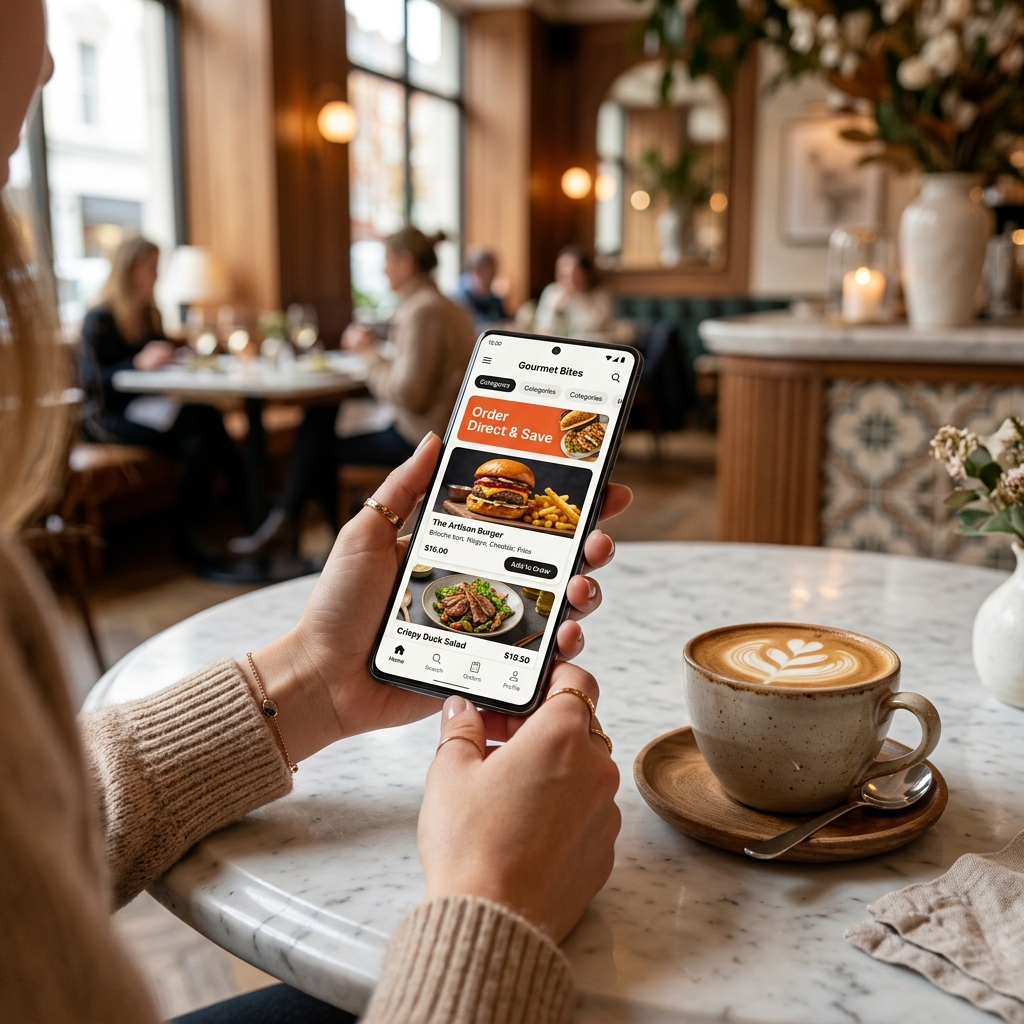 Checktik Restaurant App auf dem Smartphone